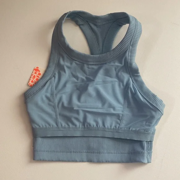 Free People Game Time Cami. Teal grey. Size small. New with Tags - Picture 3 of 9